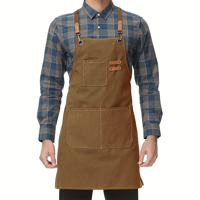 Camping Cooking Apron - Haushalt Leinwand Schürze Öl-proof Kann Hände