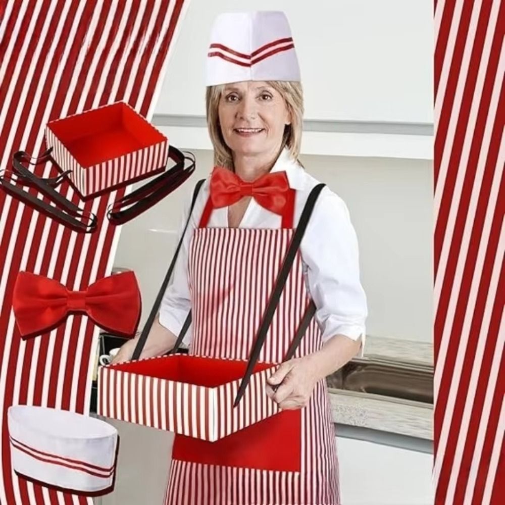 Camping Cooking Apron - Karneval Zirkus Kellner Cosplay Schürze mit