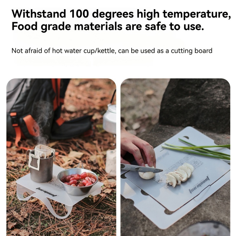 Camping Cooking And Dining Set - Outdoor PP Board Klapptisch Camping Hochtemperaturbeständiger