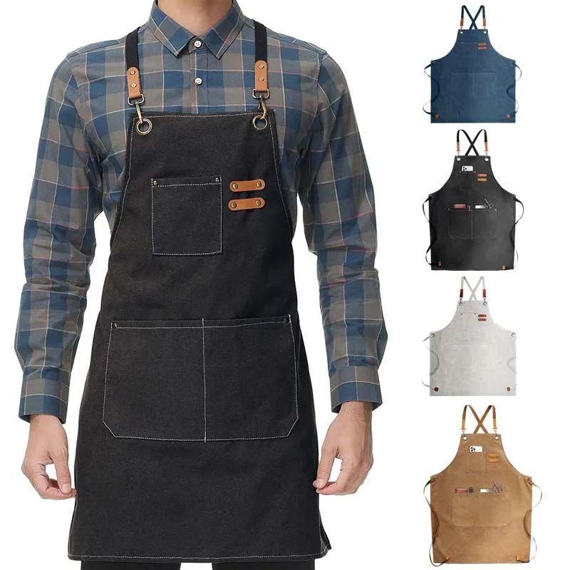 Camping Cooking Apron - Haushalts Leinwand Schürze öl beständig kann