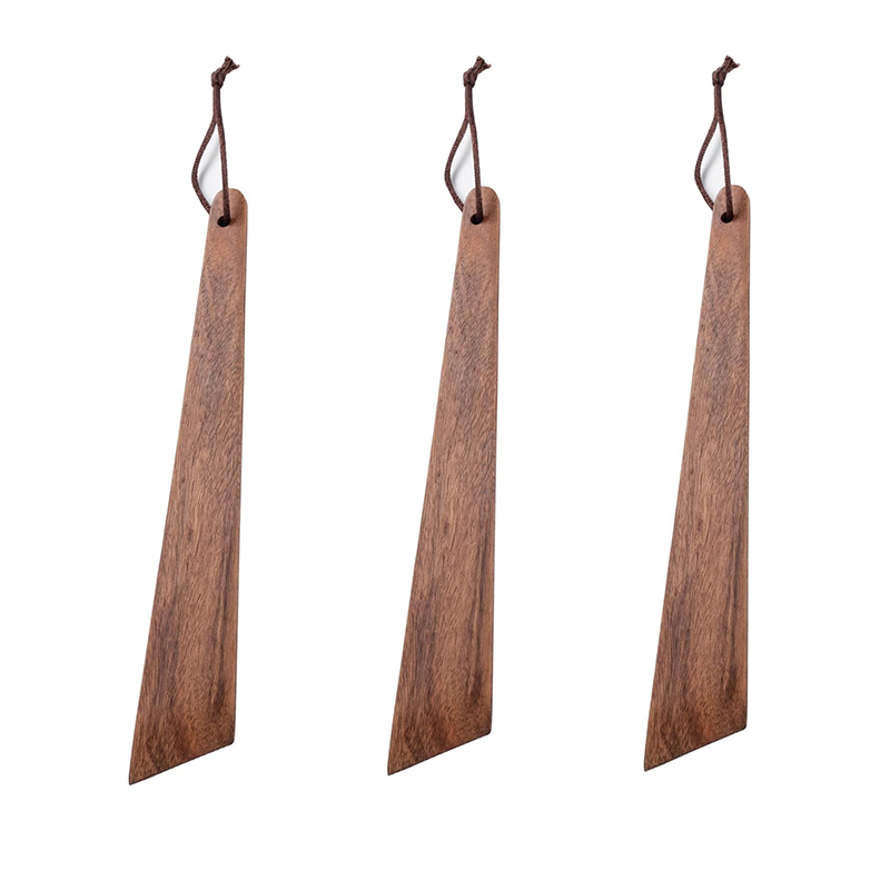 Camping Cooking And Dining Set - Holz Spatel Tragbare Turner Akazienholz Flipper