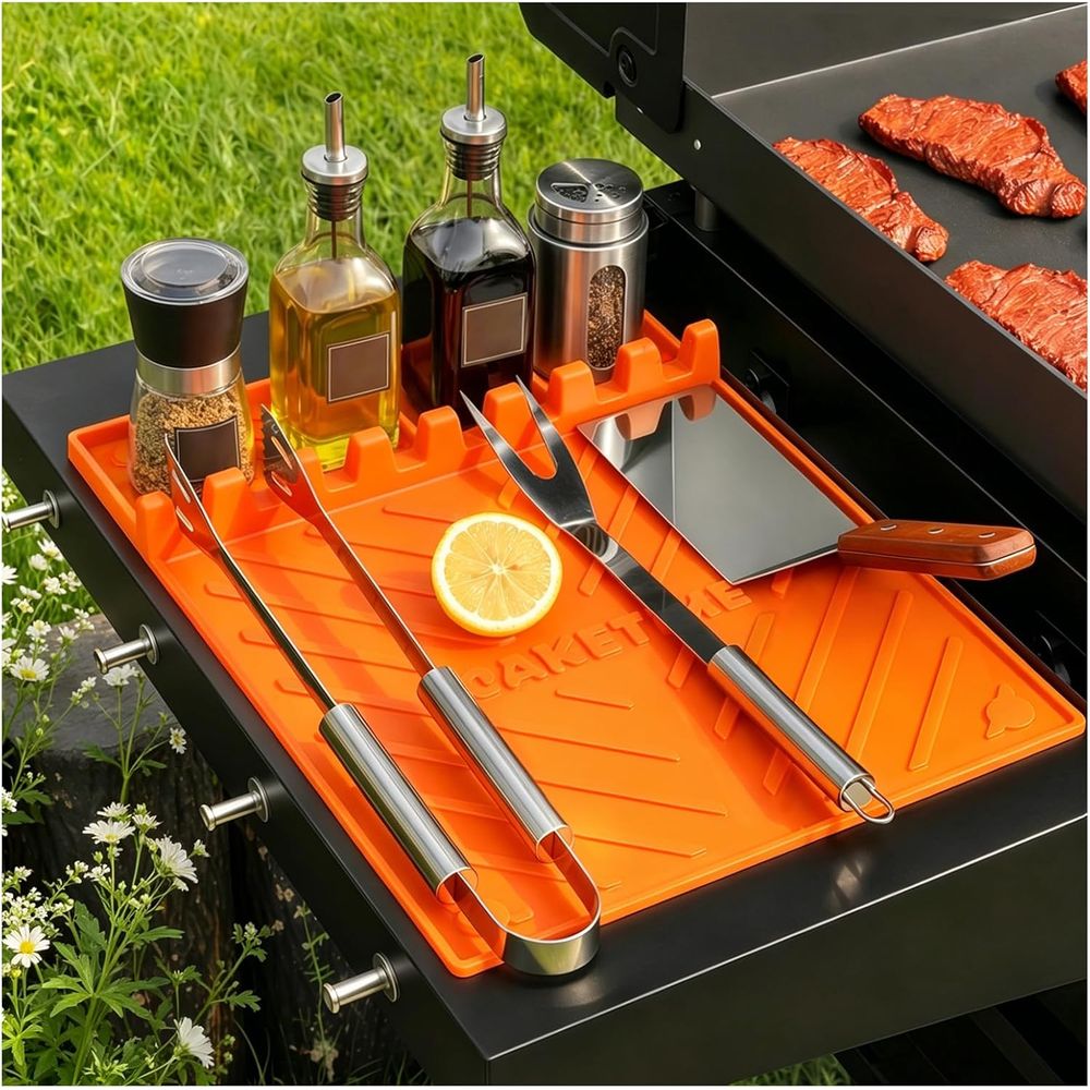 Camping Cooking - Silikon-Grillmatten oder Grillzubehör Kochutensilien für Küche