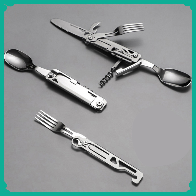 Multifunktionales Camping-Gabe – Camping Cooking And Dining Set Bewertung und Preis