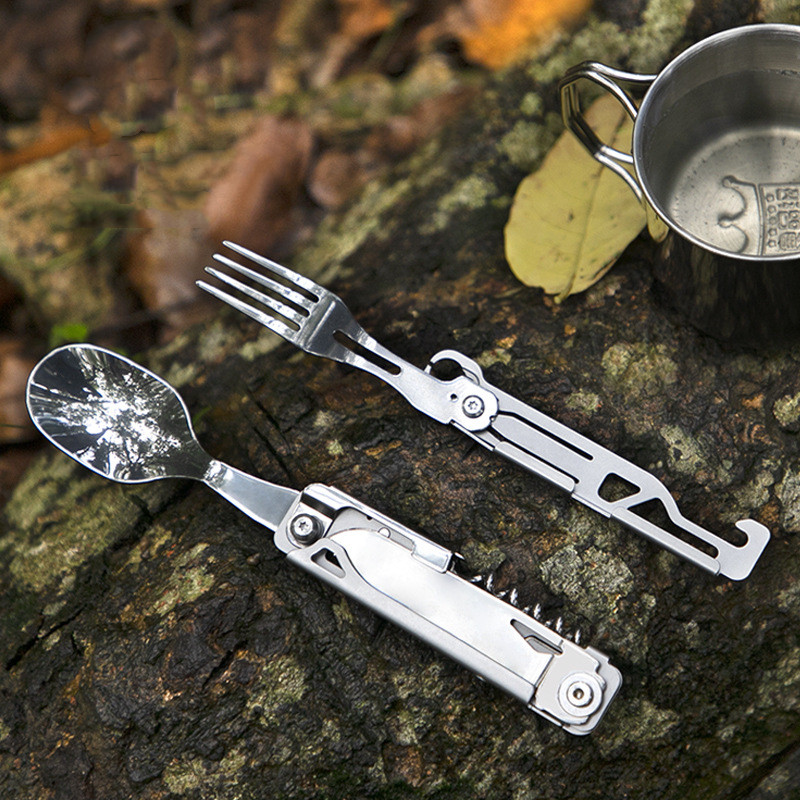 Multifunktionales Camping-Gabe – Camping Cooking And Dining Set Bewertung und Preis