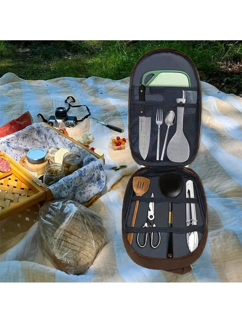 Outdoor Camping Kochgeschirr L – Camping Cooking Utensil Organizer Bewertung und Preis