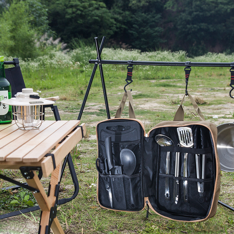 8-teiliges Camping-Kochgeschir – Camping Cooking Roll Bewertung und Preis