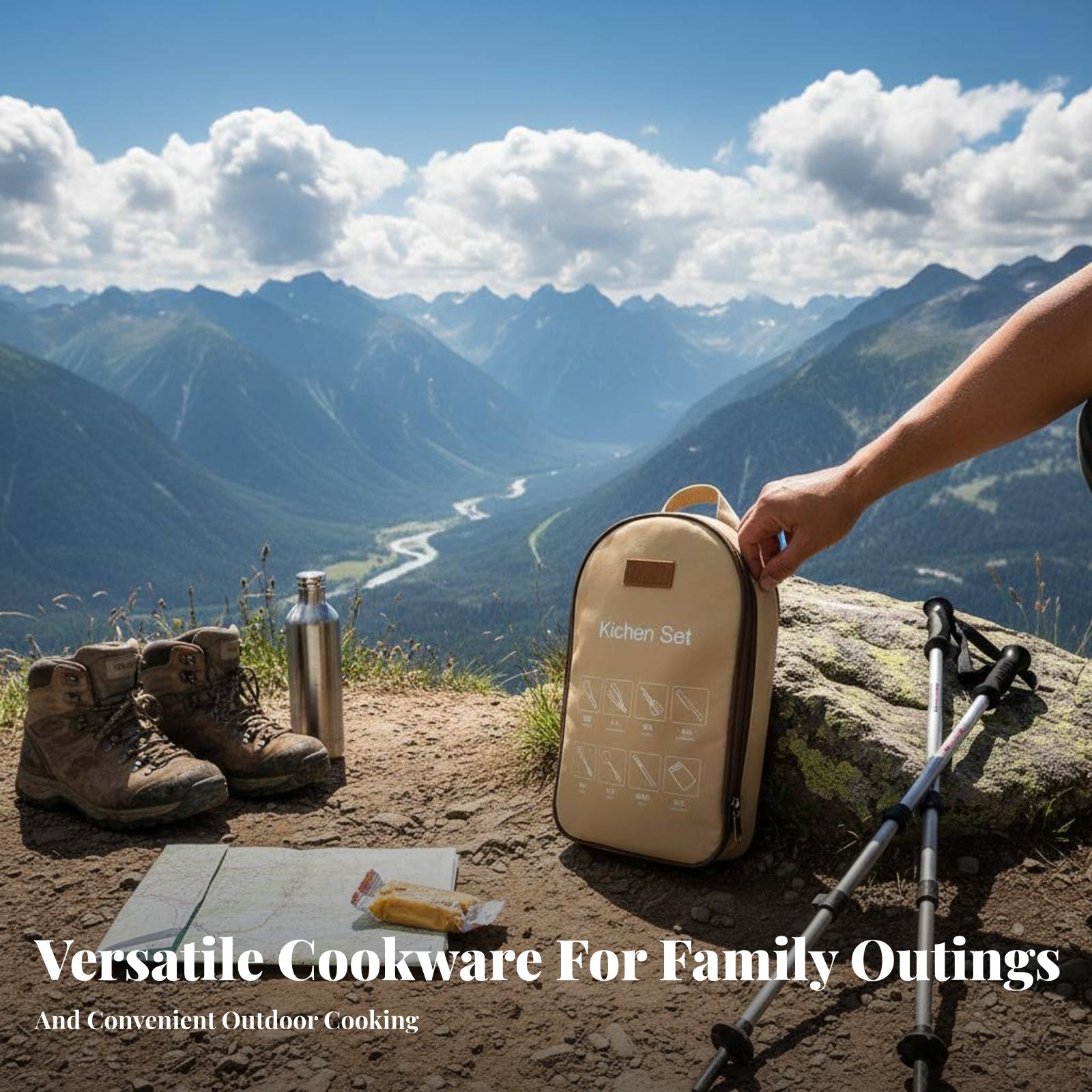 Tragbares Kochgeschirr-Set für – Camping Cooking And Dining Set Bewertung und Preis