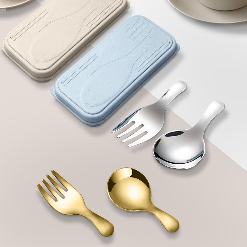 Edelstahl-Geschirr-Set, Löffel – Camping Cooking Portable Bewertung und Preis