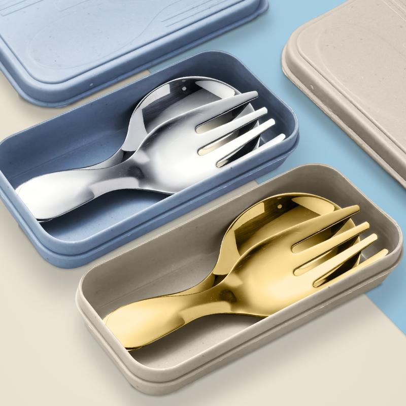 Edelstahl-Geschirr-Set, Löffel – Camping Cooking Portable Bewertung und Preis