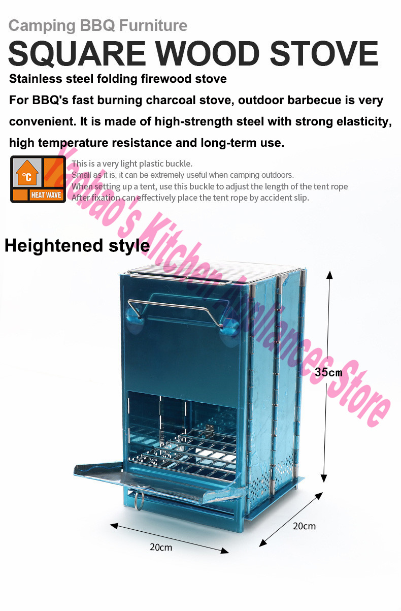 Holzofen für Outdoor-Camping,  – Camping Cooking Portable Bewertung und Preis