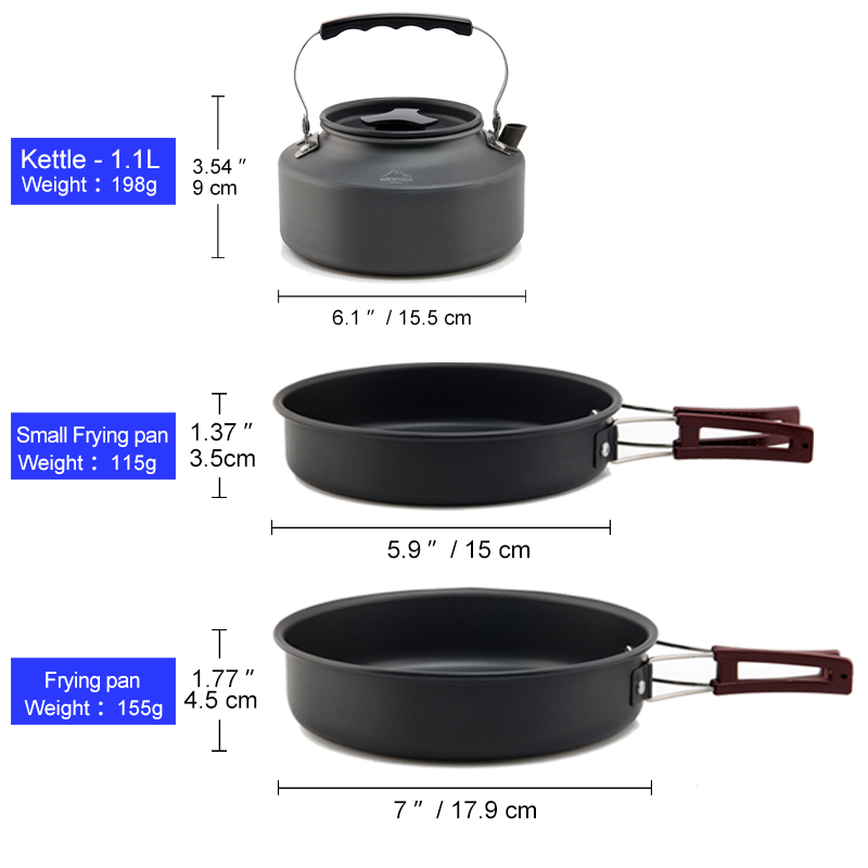 Widesea Camping Kochgeschirr S – Camping Cooking And Dining Set Bewertung und Preis