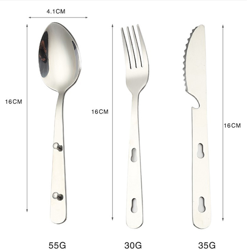 3-teiliges tragbares Camping-K – Camping Cooking And Dining Set Bewertung und Preis