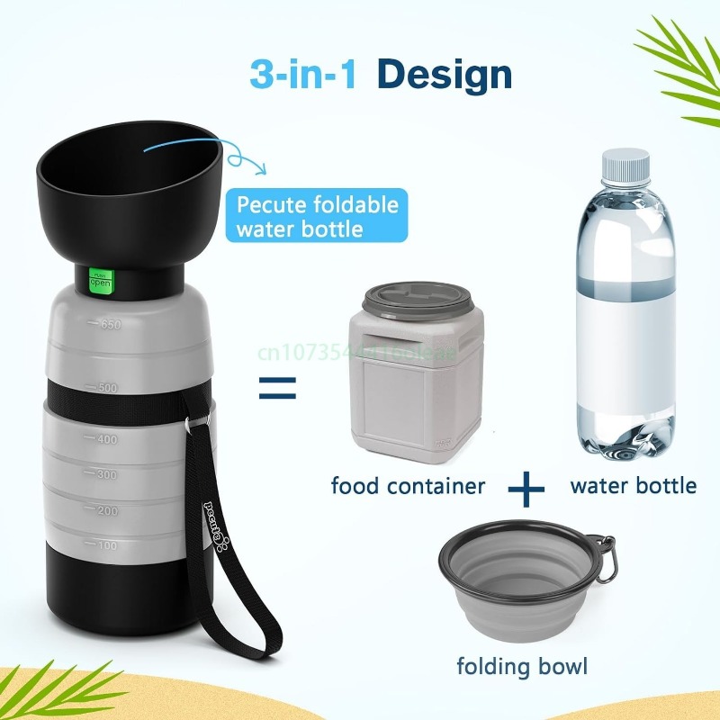 650 ml Hundewasserflasche mit  – Camping Cooking Food Bewertung und Preis