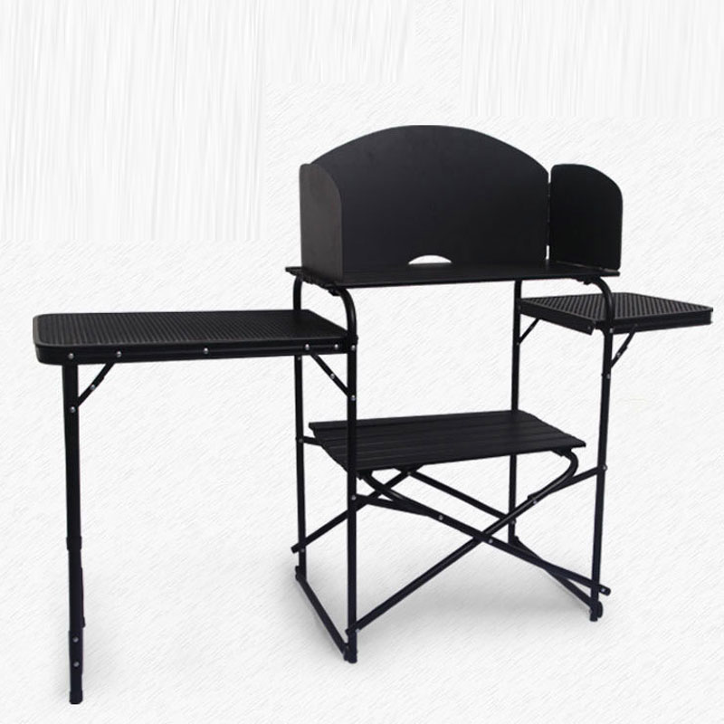 Fabrik-Großhandel Tragbarer Ou – Camping Cooking Table With Windshield Bewertung und Preis